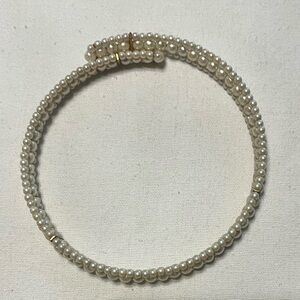 Pearl Choker, Y2K, 3 layers of pearls, Ivory Beaded Chic Necklace